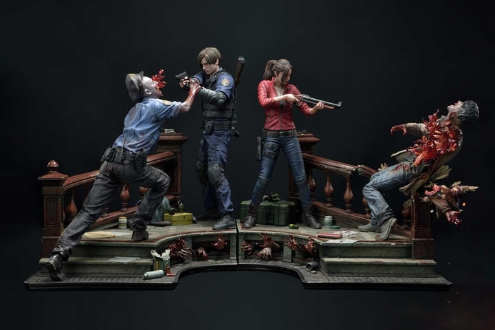 Prime 1 Studio Immortalizes 'Resident Evil 2' Protagonists in New $1,350 USD Statues