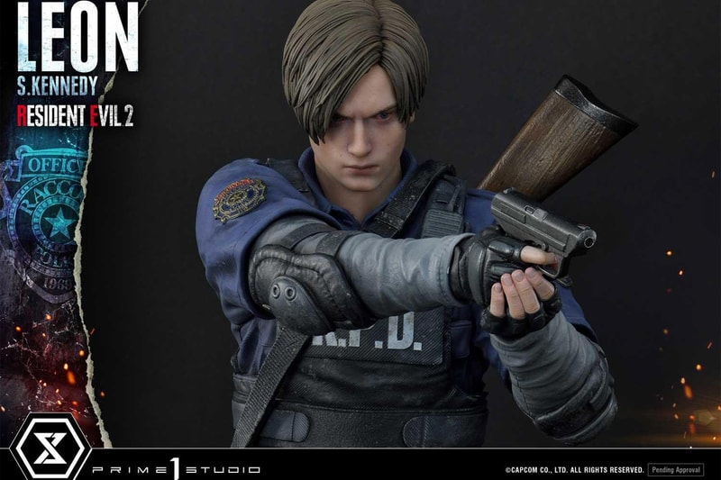 prime 1 studio capcom resident evil 2 leon s kennedy claire redfield video game statue model collectible toy