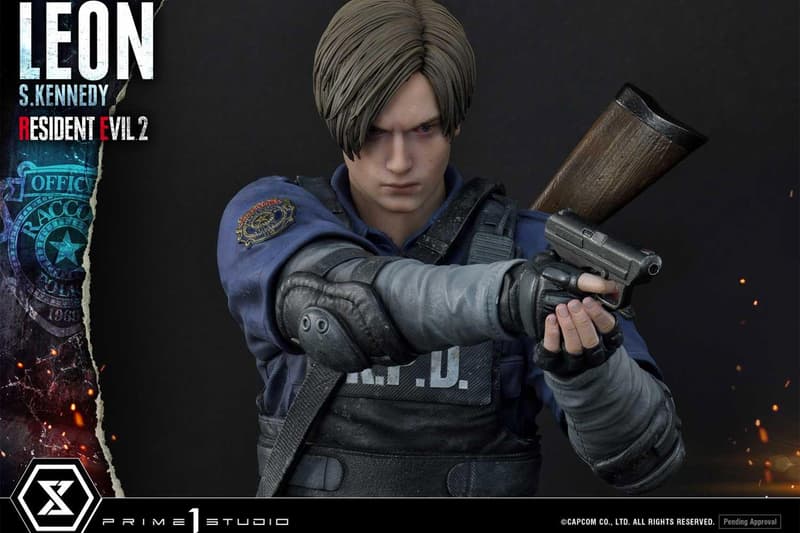 prime 1 studio capcom resident evil 2 leon s kennedy claire redfield video game statue model collectible toy