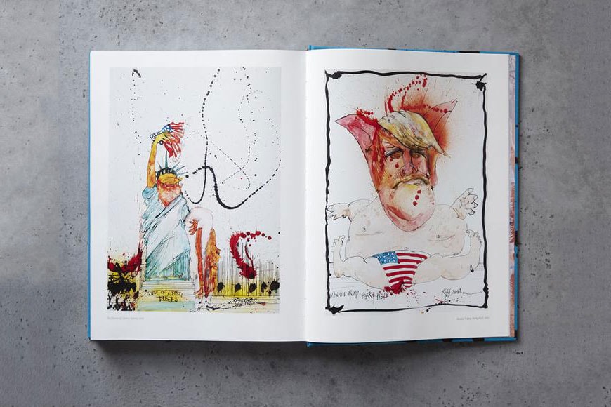 ralph steadman a life in ink chronicle books release artworks drawings illustrations