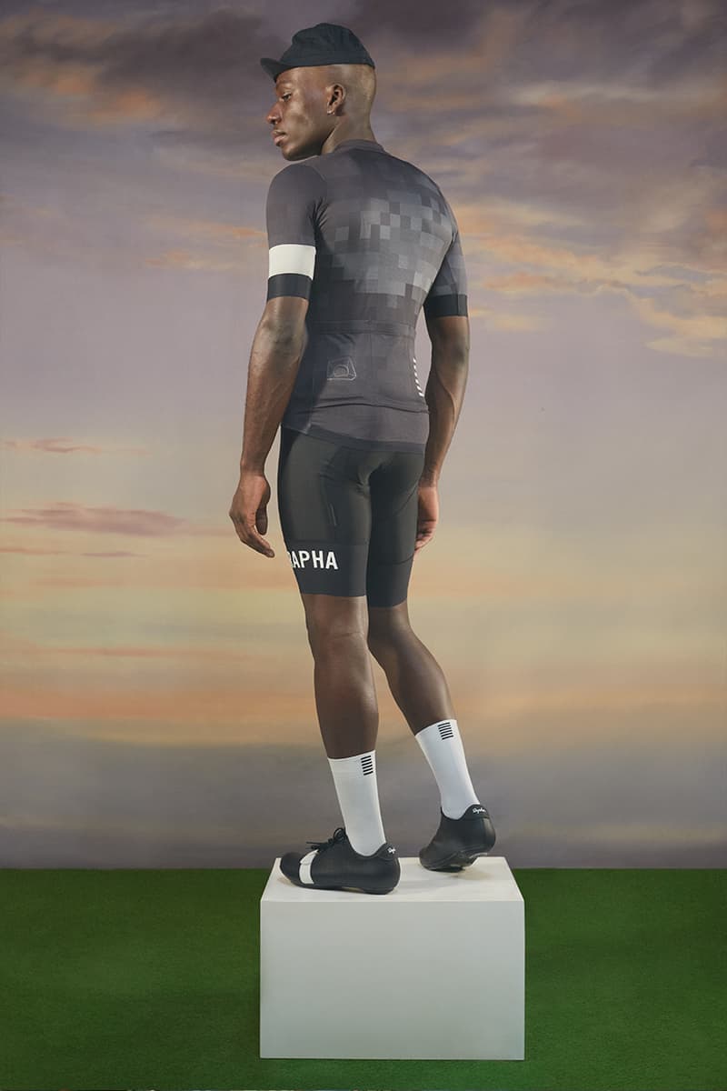 rapha cycling future collection tour de France 1990 football card photoshoot