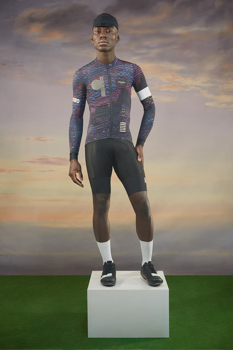 rapha cycling future collection tour de France 1990 football card photoshoot