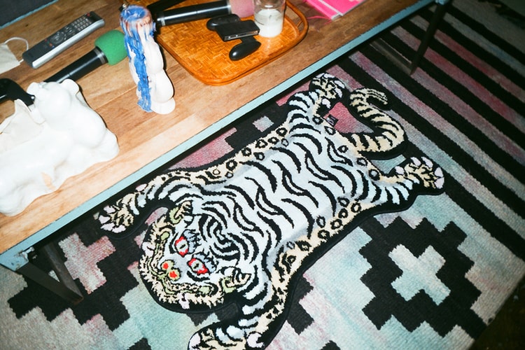 RAW EMOTIONS Delivers Cotton Candy Takes on Traditional Tibetan Tiger Rugs