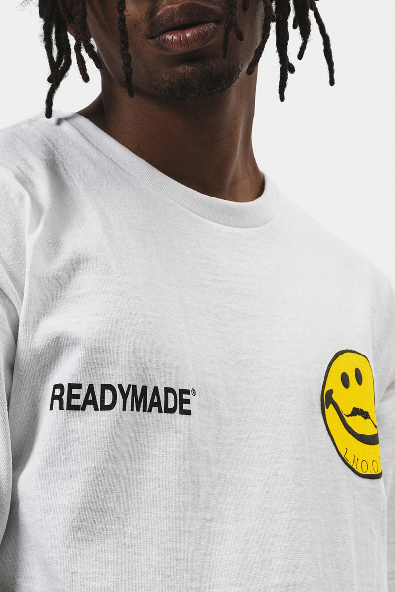 READYMADE FW20 Collection Editorial by HBX fall winter 2020 yuta hosokawa champion logo sweaters tee shirts