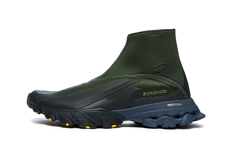 reebok dmx trail hydrex primal green gray fx7657 official release date info photos price store list buying guide