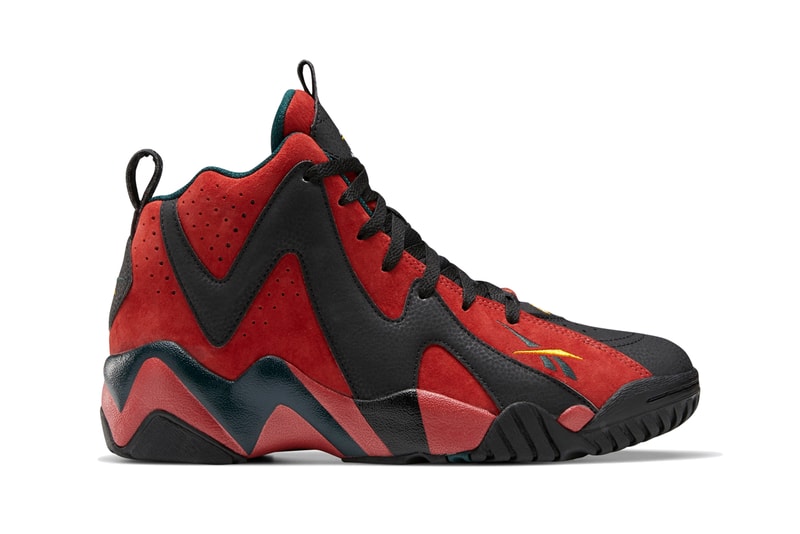 reebok kamikaze ii 2 mars red black forrest green yellow fz4006 shawn kemp official release date info photos price store list buying guide
