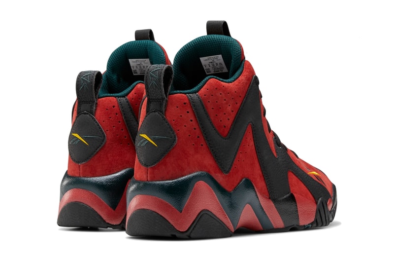 reebok kamikaze ii 2 mars red black forrest green yellow fz4006 shawn kemp official release date info photos price store list buying guide
