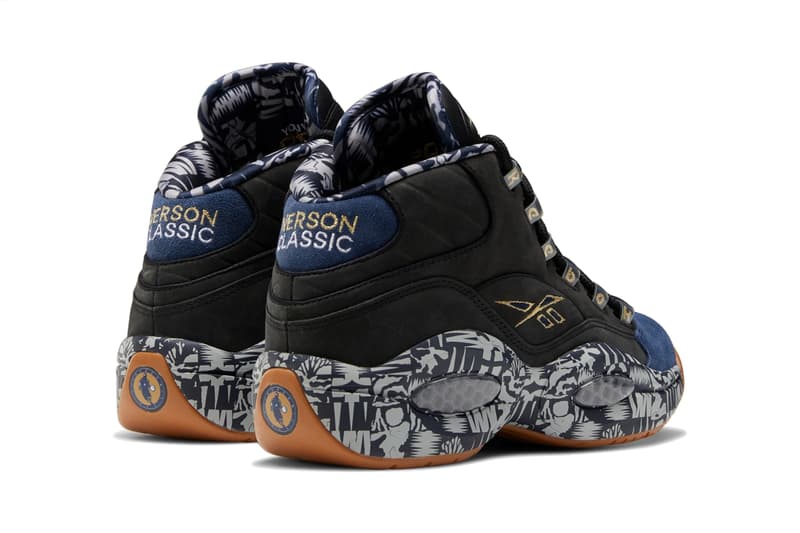 reebok question mid allen iverson classic black collegiate navy blue solid grey gum brown FX4991 official release date info photos price store list buying guide