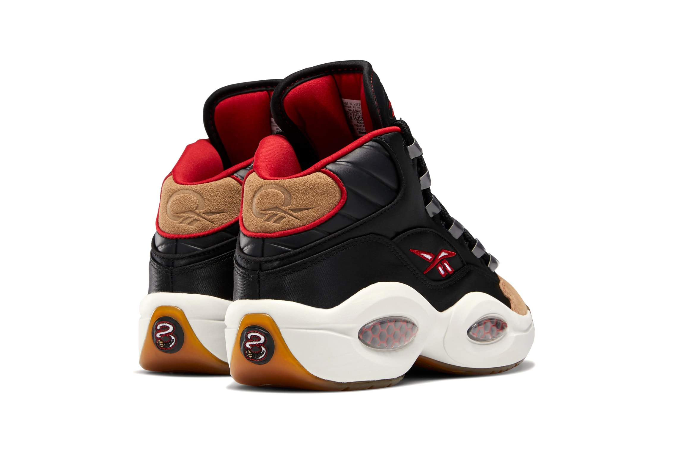 reebok question mid sixers allen iverson H00847 black flash red true grey offical release date info 