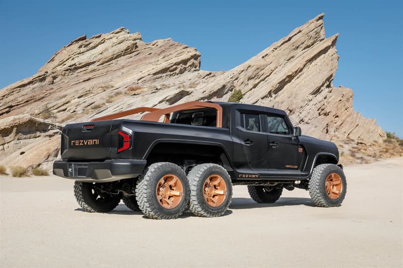 Rezvani Hercules 6x6 Military Edition SUV Truck Six Wheeler 6WD 4WD Off Road Monster Machine 1300 BHP 7.0-Liter V8 Dodge Demon SRT Hellcat Engine Power Speed Performance Bulletproof Ballistic Protection Night Vision