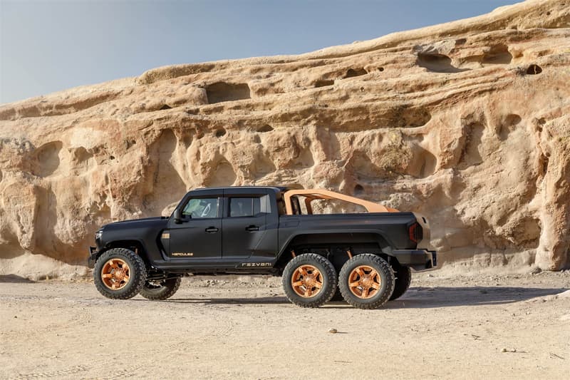 Rezvani Hercules 6x6 Military Edition SUV Truck Six Wheeler 6WD 4WD Off Road Monster Machine 1300 BHP 7.0-Liter V8 Dodge Demon SRT Hellcat Engine Power Speed Performance Bulletproof Ballistic Protection Night Vision 