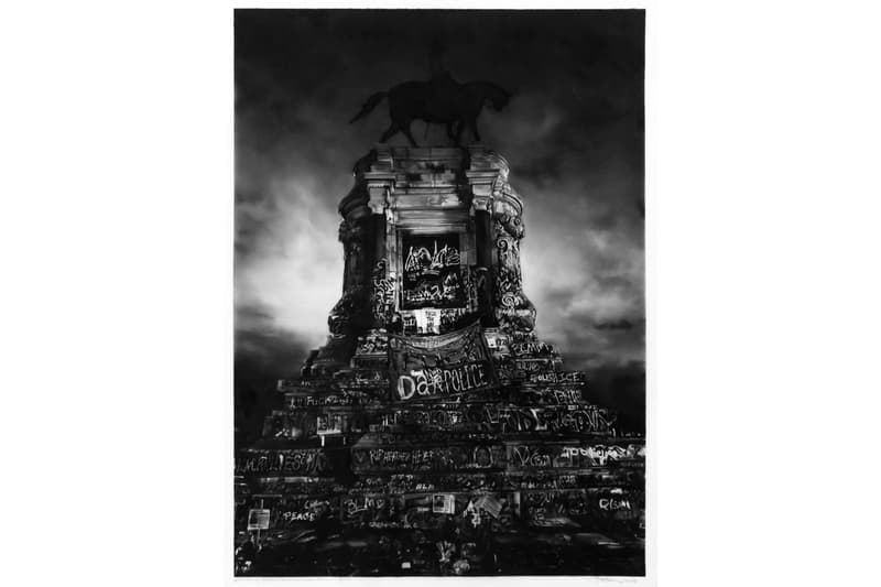 robert longo storm of hope exhibition jeffrey deitch gallery los angeles charcoal drawings sculptures
