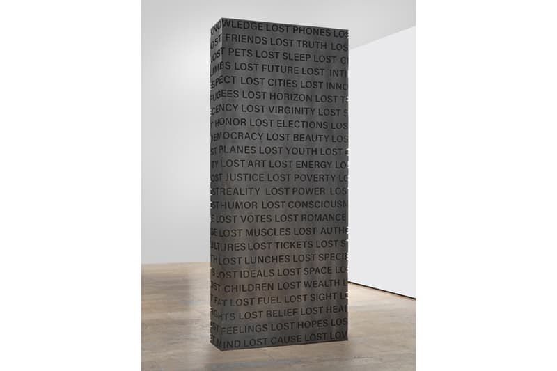 robert longo storm of hope exhibition jeffrey deitch gallery los angeles charcoal drawings sculptures