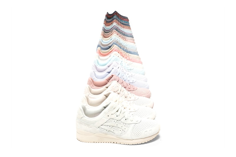 ronnie fieg asics the palette gel lyte 3 30 pairs kith release info date prices buying guide 