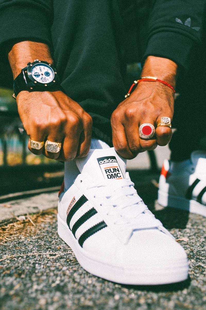run dmc jam master jay rev run darryl mcdaniels adidas originals superstar FX7616 FX7617 core black cloud white hi res red jacket sweatshirt 2020 official release date info photos price store list buying guide