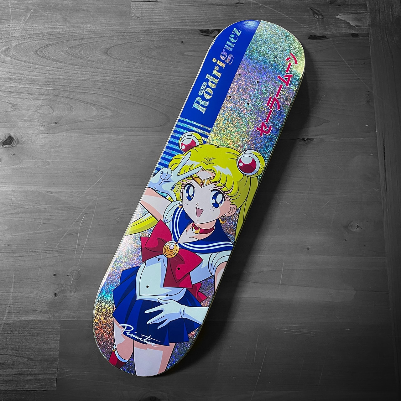 'Sailor Moon' x Primitive Skateboarding Collaboration capsule berrics drop release date collection deck hoodie