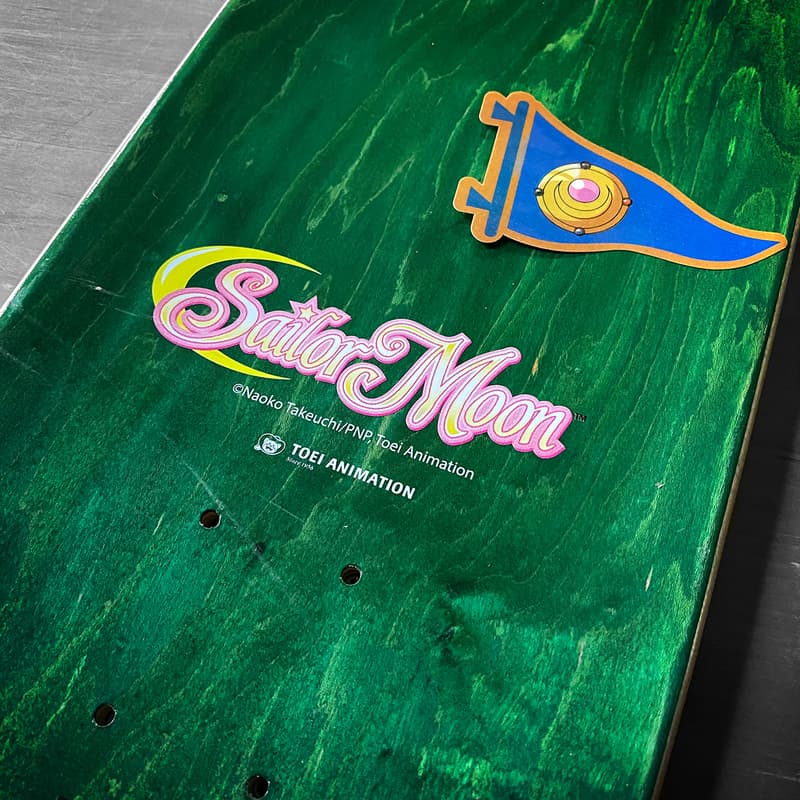 'Sailor Moon' x Primitive Skateboarding Collaboration capsule berrics drop release date collection deck hoodie