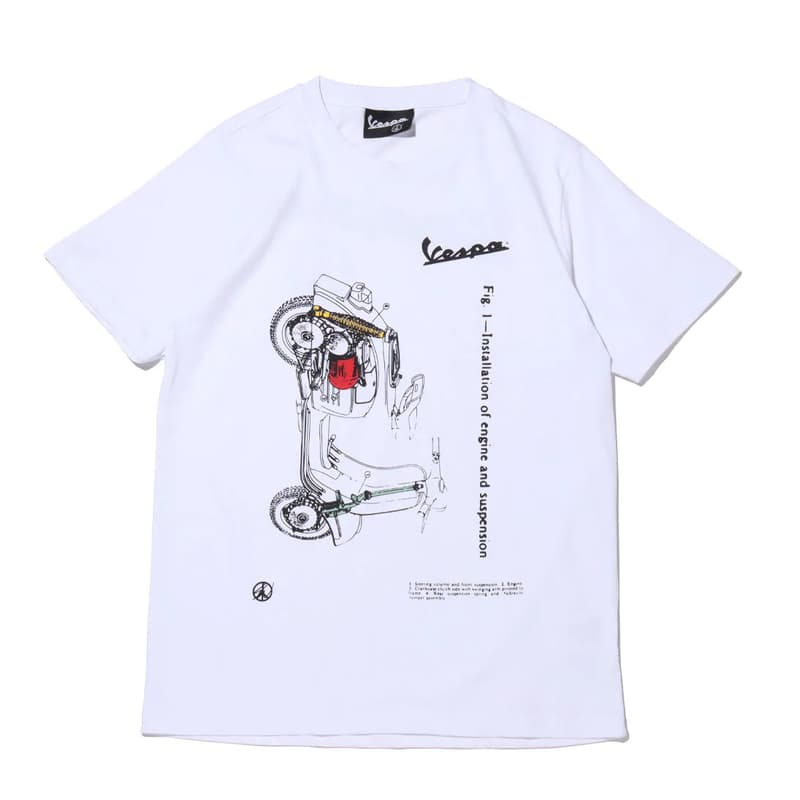 Sean Wotherspoon x Vespa Apparel Collaboration collection hoodies tee shirts sweatpants atmos