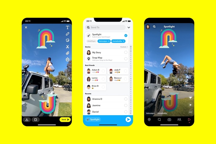 Snapchat Launches Spotlight Feature and Awards $1 Million USD a Day to Most Entertaining Posts