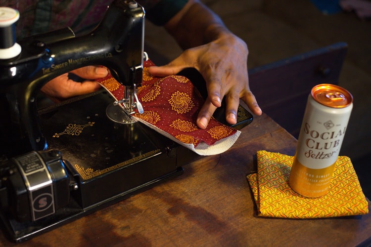 Social Club Seltzer Inspires Edward Wycliff's Fashion Designs Through Create The Club Program