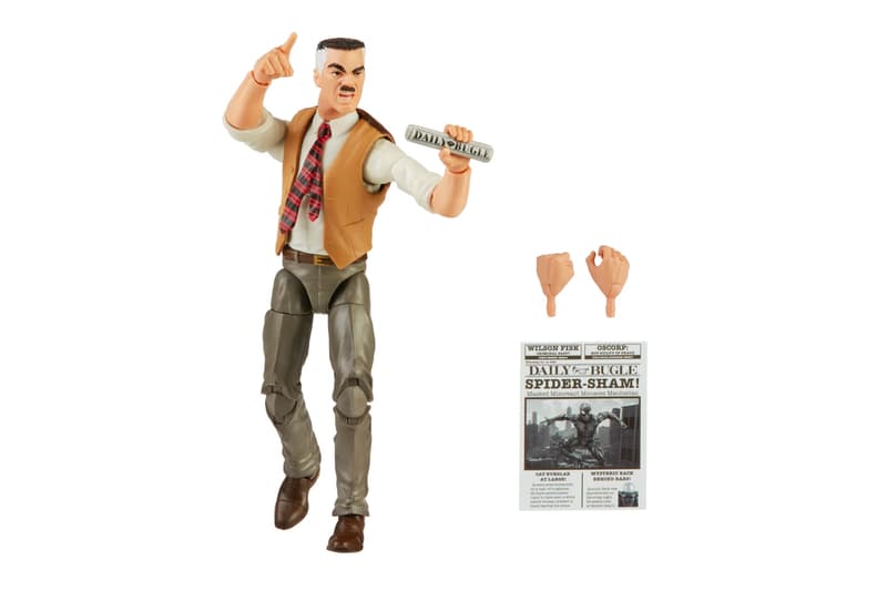 Spiderman J. Jonah Jameson Hasbro Marvel  Legends Series Release toys action figure Triple-J Marvel design movies mysterio Daily Bugle