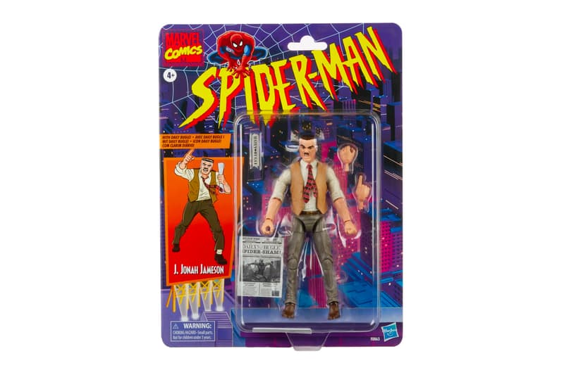 Spiderman J. Jonah Jameson Hasbro Marvel  Legends Series Release toys action figure Triple-J Marvel design movies mysterio Daily Bugle