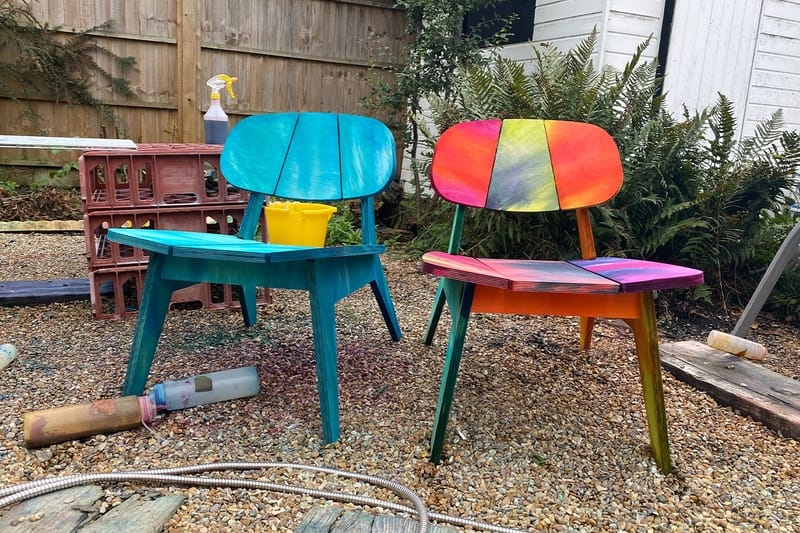 Stain Shade Turns Its Focus to Bespoke Hand-Dyed Chairs