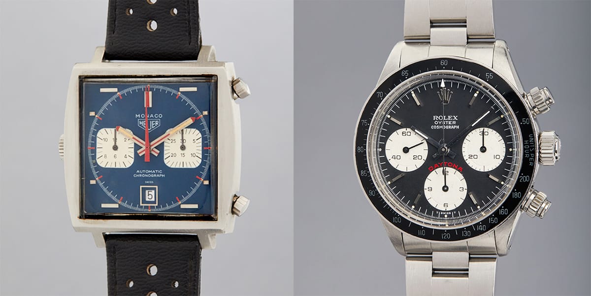 Watches of Steve McQueen, Paul Newman 