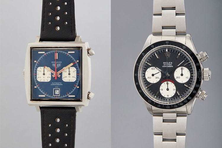 Steve McQueen's Heuer Monaco and Paul Newman's Rolex Oyster Cosmograph Daytona Will Be Up for Auction