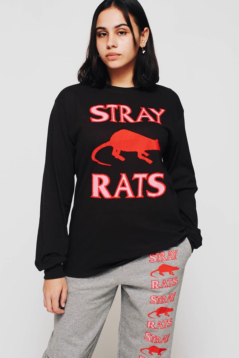 Stray Rats Fall Winter 2020 Lookbook menswear streetwear fw20 collection hoodies t shirts sweaters crewnecks