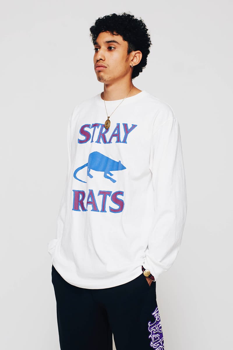 Stray Rats Fall Winter 2020 Lookbook menswear streetwear fw20 collection hoodies t shirts sweaters crewnecks