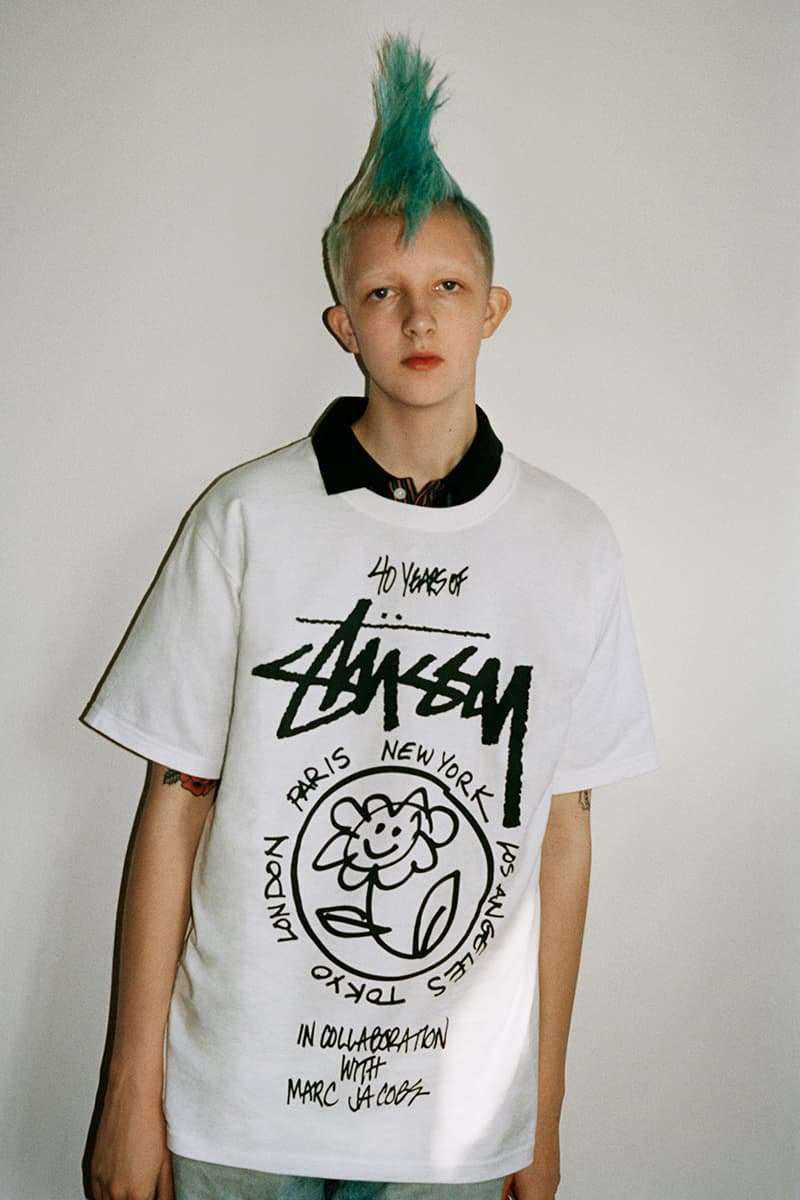 Stüssy 40th Anniversary World Tour T-Shirt Collab Rick Owens Virgil Abloh Takahiro Miyashita Marc Jacobs Martine Rose Release info Date Buy Price