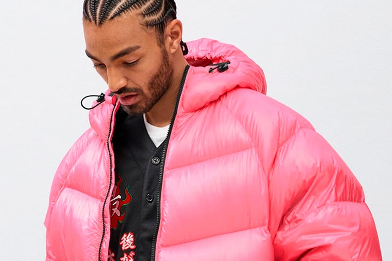 supreme pink puffer