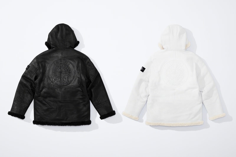 Supreme Stone Island Fall Winter 2020 Collection release Info Collaboration Crinkle Down Jacket nylon Cargo Pant cotton Top nylon Shoulder Bag nylon 6-Panel cotton corduroy Jacket Pant Crusher cotton Hooded Sweatshirt Sweatshort custom dye Glow-in-the-Dark Balaclava Baruffaldi Rek Goggles