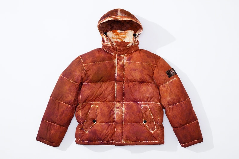Supreme Stone Island Fall Winter 2020 Collection release Info Collaboration Crinkle Down Jacket nylon Cargo Pant cotton Top nylon Shoulder Bag nylon 6-Panel cotton corduroy Jacket Pant Crusher cotton Hooded Sweatshirt Sweatshort custom dye Glow-in-the-Dark Balaclava Baruffaldi Rek Goggles