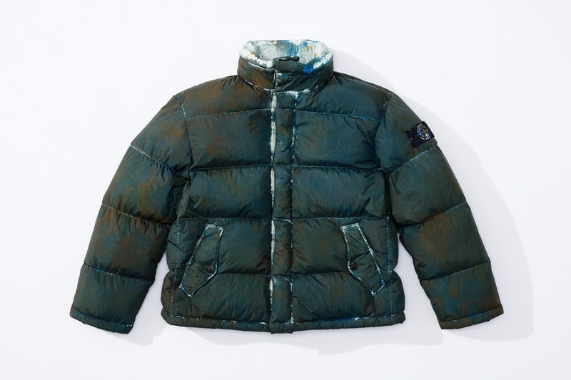Supreme Stone Island Fall Winter 2020 Collection release Info Collaboration Crinkle Down Jacket nylon Cargo Pant cotton Top nylon Shoulder Bag nylon 6-Panel cotton corduroy Jacket Pant Crusher cotton Hooded Sweatshirt Sweatshort custom dye Glow-in-the-Dark Balaclava Baruffaldi Rek Goggles