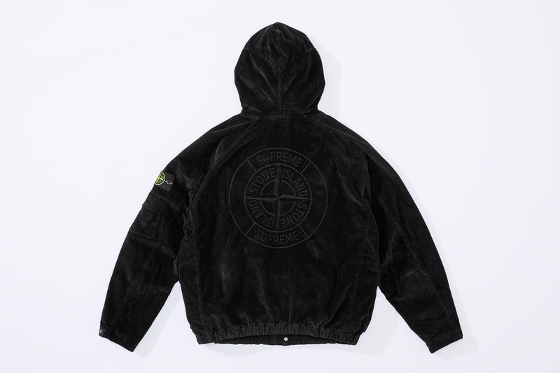Supreme Stone Island Fall Winter 2020 Collection release Info Collaboration Crinkle Down Jacket nylon Cargo Pant cotton Top nylon Shoulder Bag nylon 6-Panel cotton corduroy Jacket Pant Crusher cotton Hooded Sweatshirt Sweatshort custom dye Glow-in-the-Dark Balaclava Baruffaldi Rek Goggles