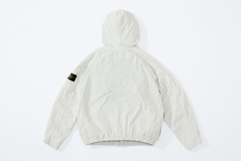 Supreme Stone Island Fall Winter 2020 Collection release Info Collaboration Crinkle Down Jacket nylon Cargo Pant cotton Top nylon Shoulder Bag nylon 6-Panel cotton corduroy Jacket Pant Crusher cotton Hooded Sweatshirt Sweatshort custom dye Glow-in-the-Dark Balaclava Baruffaldi Rek Goggles