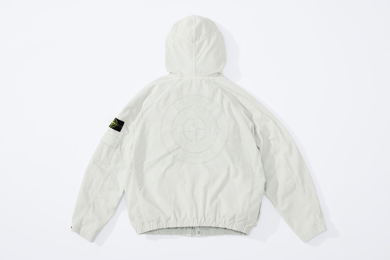 Supreme Stone Island Fall Winter 2020 Collection release Info Collaboration Crinkle Down Jacket nylon Cargo Pant cotton Top nylon Shoulder Bag nylon 6-Panel cotton corduroy Jacket Pant Crusher cotton Hooded Sweatshirt Sweatshort custom dye Glow-in-the-Dark Balaclava Baruffaldi Rek Goggles