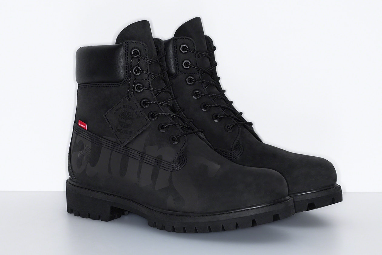 シュプリームがVFコープ傘下のティンバーランドとコラボ6インチブーツをリリース Supreme x Timberland Fall/Winter 2020 Collaboration 6-Inch Boots Release
