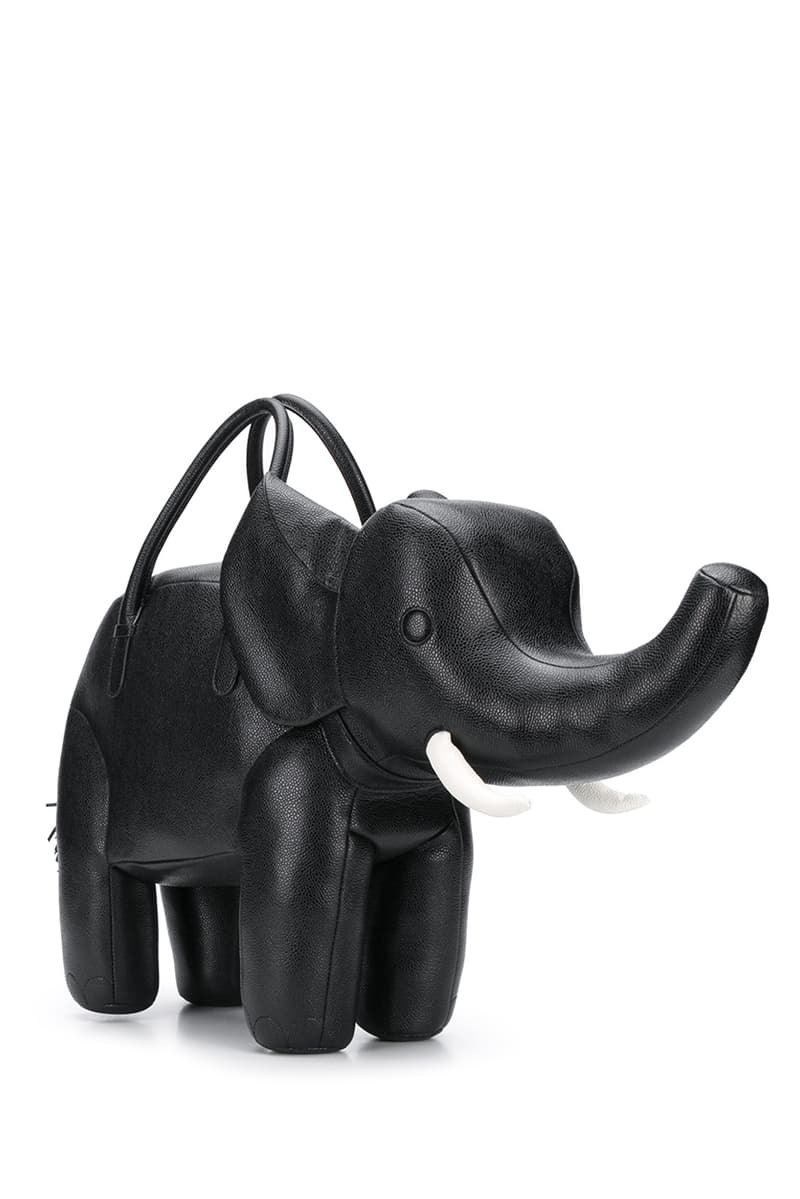 Thom Browne Fall 2020 Animal Icon Leather Bags, Goods fw20 collection menswear womenswear hector wallet passport card holder accessories leather pebble italy limited edition monkey bear cheetah elephant giraffe hippo lion pig rabbit rat sheep zebra