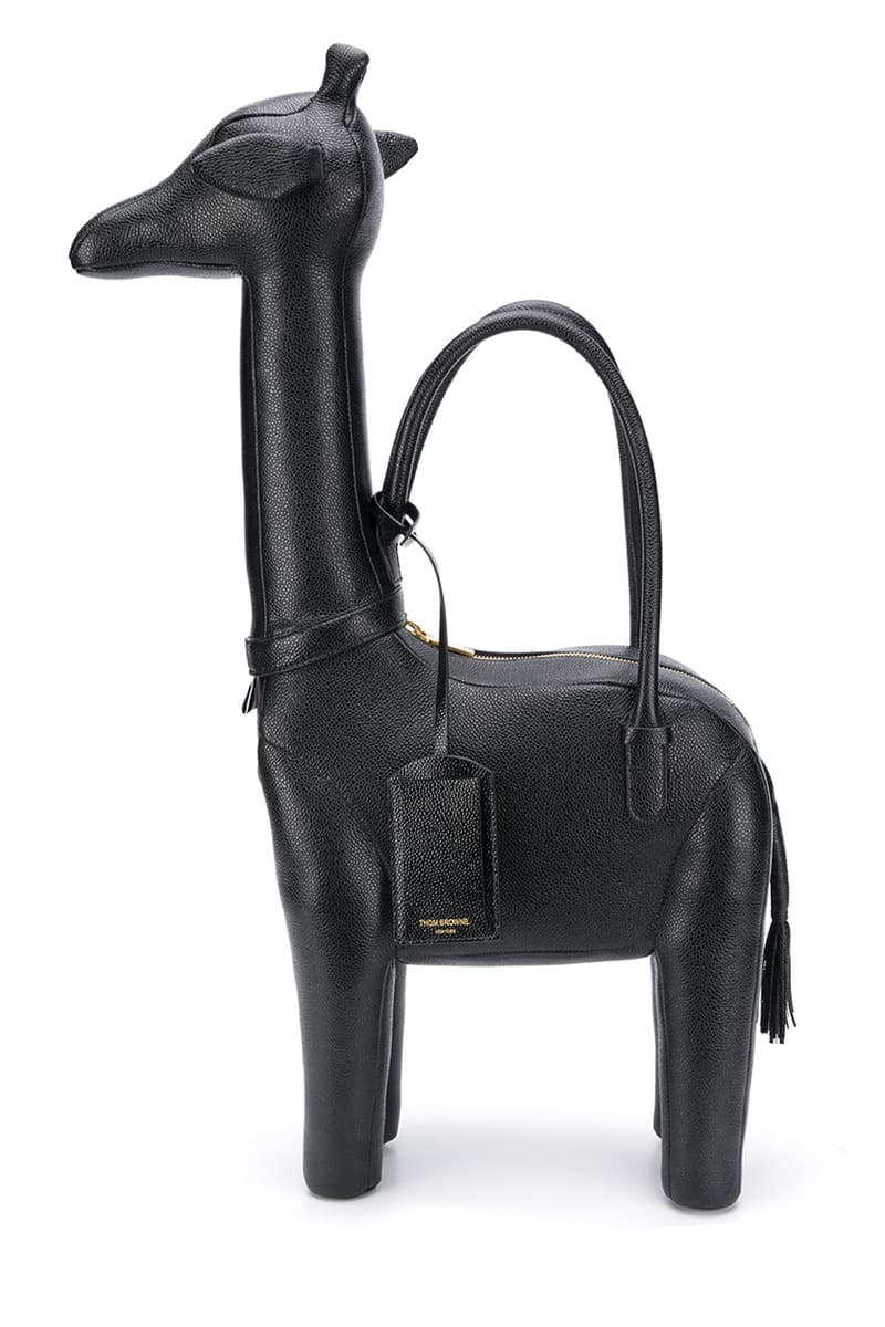 Thom Browne Fall 2020 Animal Icon Leather Bags, Goods fw20 collection menswear womenswear hector wallet passport card holder accessories leather pebble italy limited edition monkey bear cheetah elephant giraffe hippo lion pig rabbit rat sheep zebra