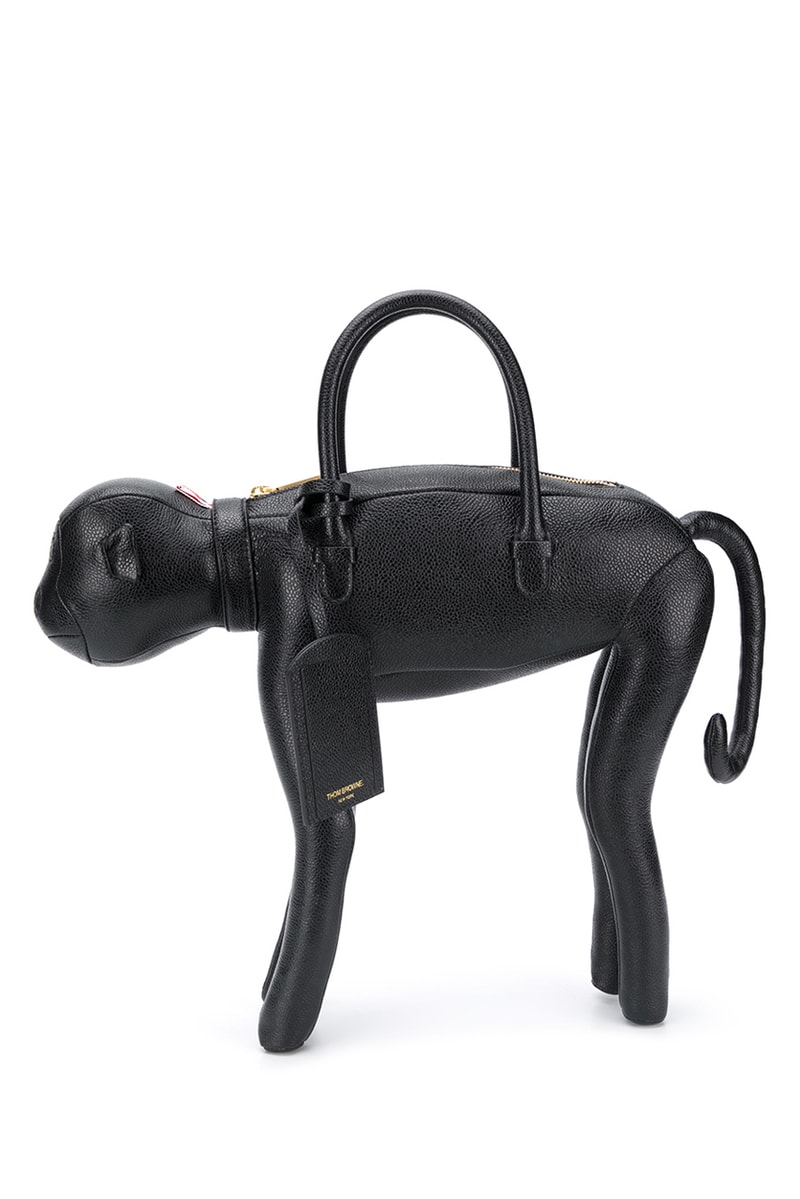 Thom Browne Fall 2020 Animal Icon Leather Bags, Goods fw20 collection menswear womenswear hector wallet passport card holder accessories leather pebble italy limited edition monkey bear cheetah elephant giraffe hippo lion pig rabbit rat sheep zebra