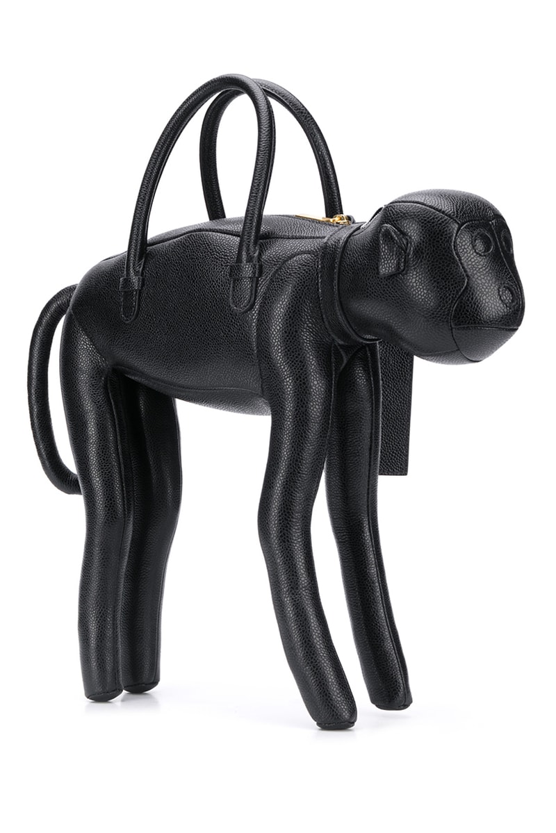 Thom Browne Fall 2020 Animal Icon Leather Bags, Goods fw20 collection menswear womenswear hector wallet passport card holder accessories leather pebble italy limited edition monkey bear cheetah elephant giraffe hippo lion pig rabbit rat sheep zebra