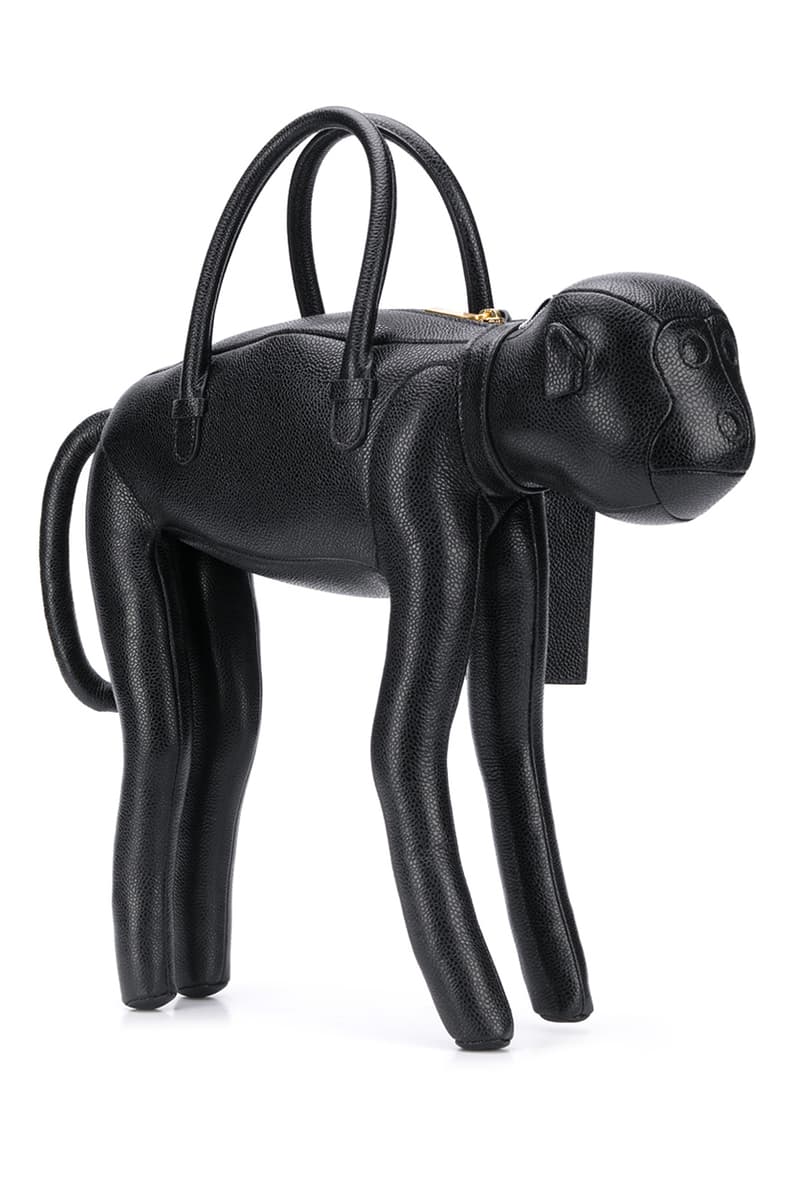 Thom Browne Fall 2020 Animal Icon Leather Bags, Goods fw20 collection menswear womenswear hector wallet passport card holder accessories leather pebble italy limited edition monkey bear cheetah elephant giraffe hippo lion pig rabbit rat sheep zebra