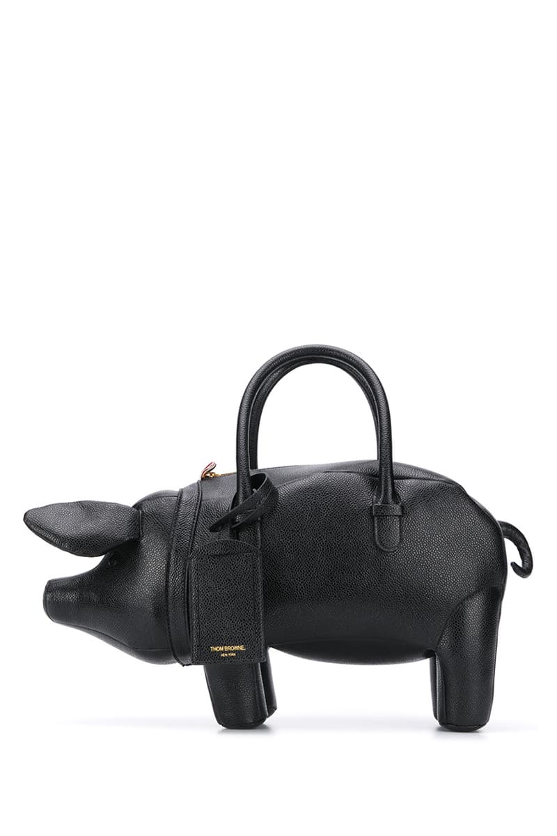 Thom Browne Fall 2020 Animal Icon Leather Bags, Goods fw20 collection menswear womenswear hector wallet passport card holder accessories leather pebble italy limited edition monkey bear cheetah elephant giraffe hippo lion pig rabbit rat sheep zebra