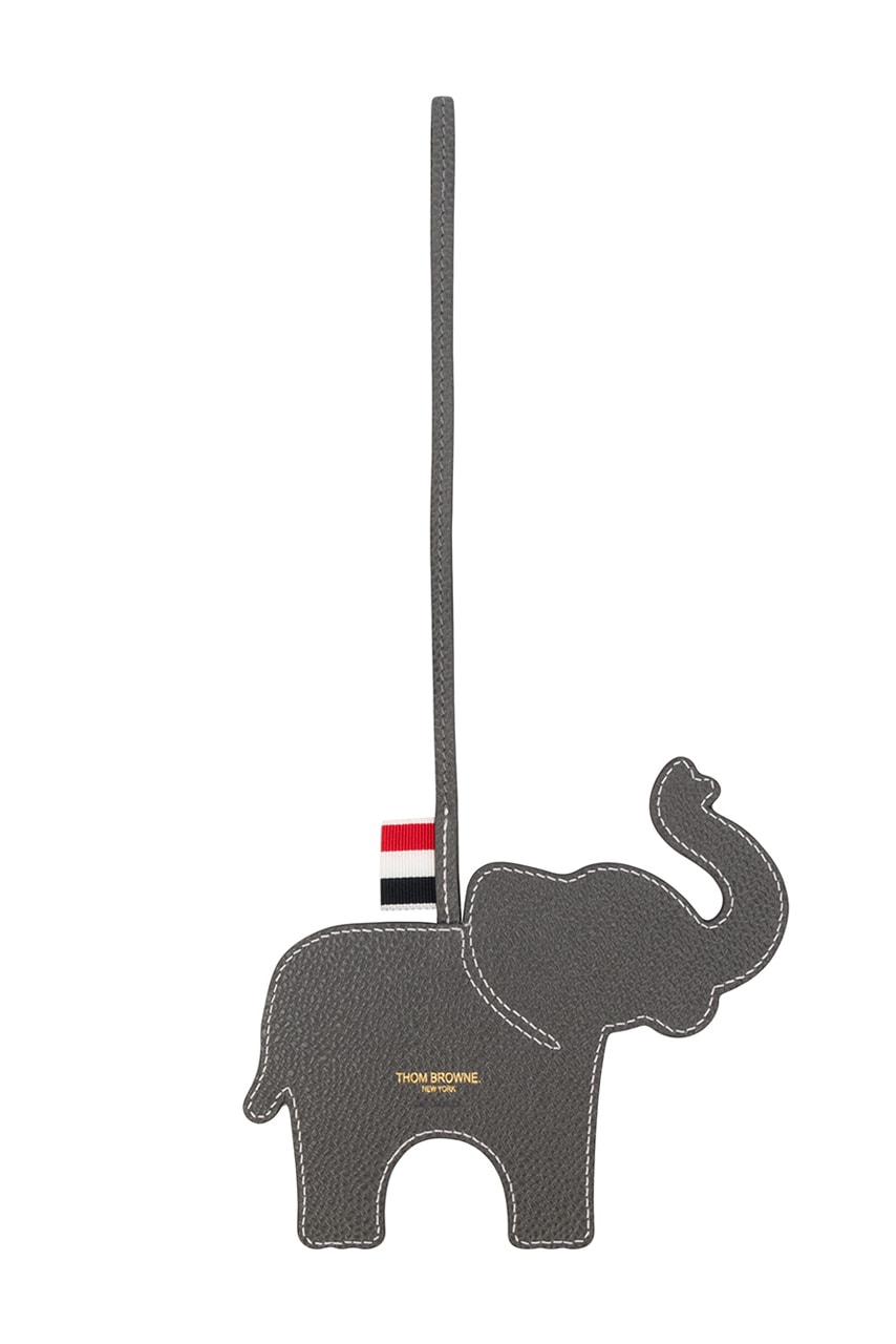 Thom Browne Fall 2020 Animal Icon Leather Bags, Goods fw20 collection menswear womenswear hector wallet passport card holder accessories leather pebble italy limited edition monkey bear cheetah elephant giraffe hippo lion pig rabbit rat sheep zebra