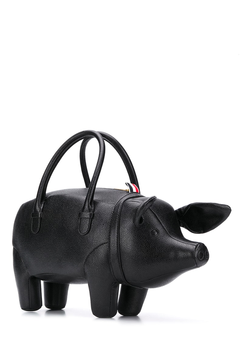 Thom Browne Fall 2020 Animal Icon Leather Bags, Goods fw20 collection menswear womenswear hector wallet passport card holder accessories leather pebble italy limited edition monkey bear cheetah elephant giraffe hippo lion pig rabbit rat sheep zebra