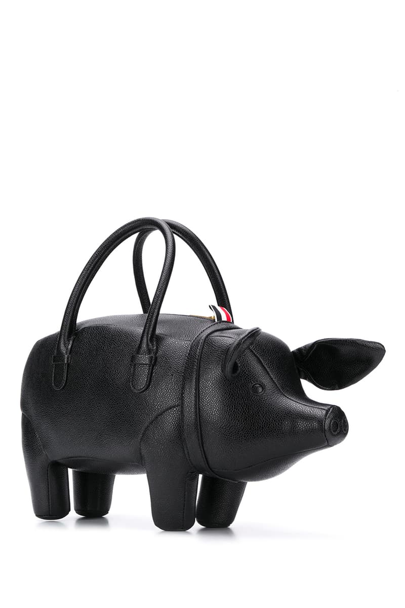 Thom Browne Fall 2020 Animal Icon Leather Bags, Goods fw20 collection menswear womenswear hector wallet passport card holder accessories leather pebble italy limited edition monkey bear cheetah elephant giraffe hippo lion pig rabbit rat sheep zebra