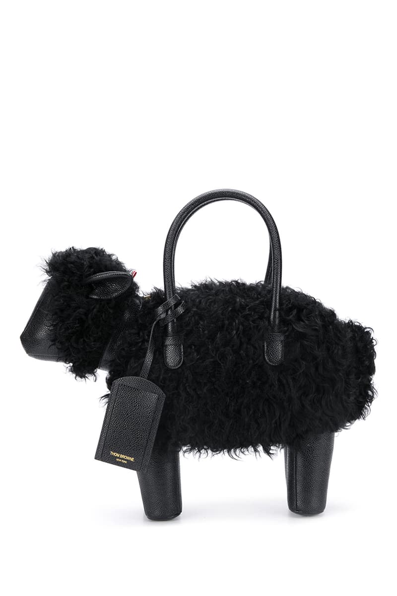 Thom Browne Fall 2020 Animal Icon Leather Bags, Goods fw20 collection menswear womenswear hector wallet passport card holder accessories leather pebble italy limited edition monkey bear cheetah elephant giraffe hippo lion pig rabbit rat sheep zebra